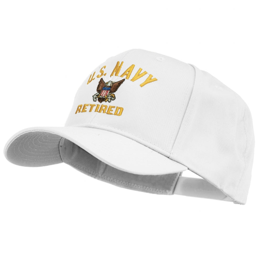 US Navy Retired Military Embroidered Cap | Veterans/Retired
