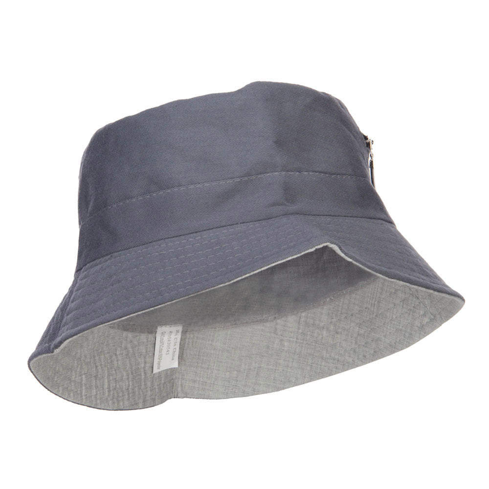 Zip Pocket Cotton Bucket Hat | Bucket/Dressy Hat | e4Hats –