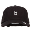 Taurus Zodiac Sign Embroidered Unstructured Cap