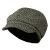 Zig Zag Tweed Newsboy Cap